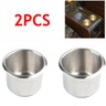 Aazon.co.jp: Stainless Steel Cup Holder Insert - RGB LED Light, Reote