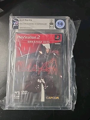 Devil May Cry 1- Sony Playstation 2 PS2 Greatest Hits ***WATA Graded 10 A++*** - Image 1 of 2