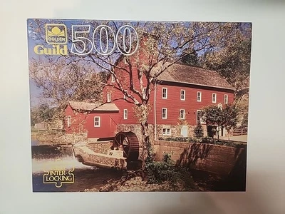 VINTAGE BARN GOLDEN GUILD 500 Piece Jigsaw Puzzle UNOPENED SEALED - Image 1 of 4