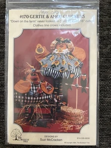 Primitives Muster für Clucker Puppen Vintage neu & ungeschnitten auf dem Bauernhof - Bild 1 von 1