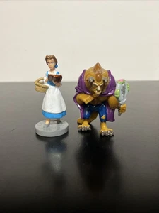 Disney Beauty & the Beast PVC Figure Lot Belle in Blue Dress w Book Applause E8 - Picture 1 of 3