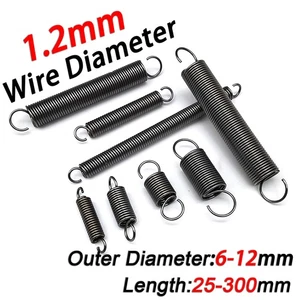 Expansion Spring 1.2mm Wire Dia Tension Extension Expanding Extending Springs - Picture 1 of 9