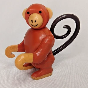 Vintage Fisher Price Little People Zoo MONKEY Figure loose OOB excellent cond - Picture 1 of 3