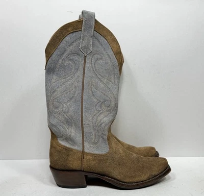 Botas de Vaquero Rios of Mercedes Kemo Sabe Western Azul Jean Roughout Para Mujer Talla 7.5 Foto 1 de 4
