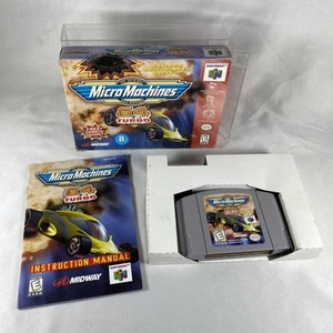 Micro Machines 64 Turbo Nintendo 64 N64 ~ ¡Completo en caja con manual! ~ ¡Auténtico! - Imagen 1 de 13