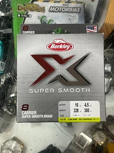BERKLEY FISHING X SUPER SMOOTH  8 BRAIDED LINE 10 LB-300M / NEW - Picture 1 of 13