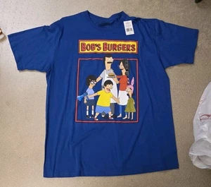 Camiseta Bob's Burgers de Ripple Junction Adulto Azul 2XL XXL - NUEVA CON Etiquetas - Imagen 1 de 3