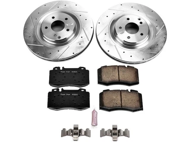Front Brake Pad and Rotor Kit 87SGQJ57 for C55 AMG CLK55 CLK550 CLK500 2003 2004 - Image 1 of 1
