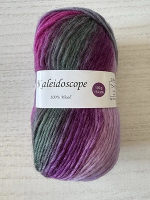Elegant Kaleidoscope Worsted 100% Wool Yarn~3.5 oz Skein~Hummingbird 147-61 - Image 1 of 4