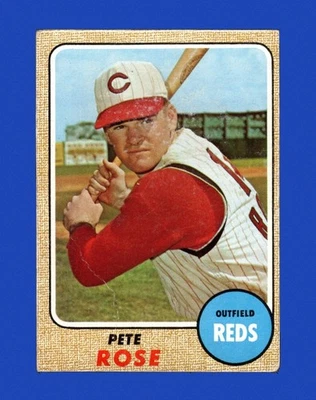 1968 Topps Set-Break #230 Pete Rose en muy buen estado-en muy buen estado (arrugue) *GMCARDS* Foto 1 de 2