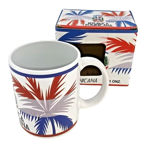 Collector Multi Color Republica Dominicana Coffee Mug ceramic cup - Picture 1 of 10