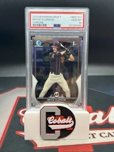 BRYCE ELDRIDGE 2023 1st Bowman Draft Chrome #BDC-107 Giants PSA 10 GEM MINT - Picture 1 of 1