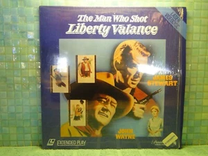 The Man Who Shot Liberty Valance Extended Play Laserdisc -EXTRA LDs SHIP FREE - Picture 1 of 2