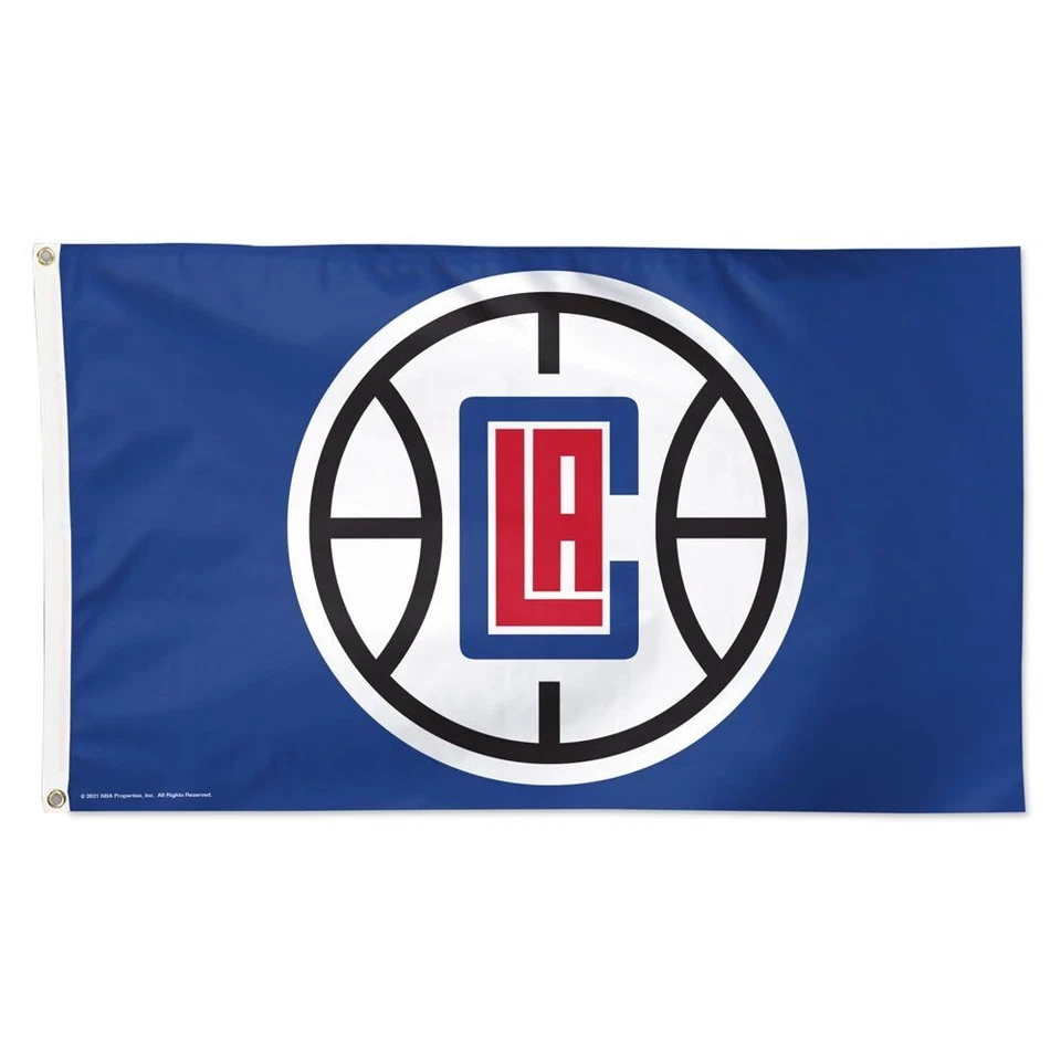 LOS ANGELES CLIPPERS PRIMARY 3'X5' DELUXE FLAG NEW WINCRAFT 👀 - Image 1 of 1