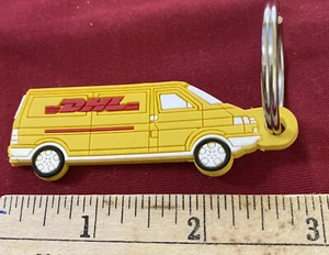 RARE KEY CHAIN DHL VW CADDY DELIVERY VAN BOX VOLKSWAGEN CUSTOM (RUBBER) - Picture 1 of 2