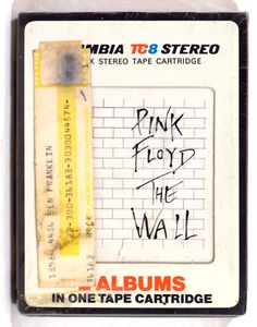 PINK FLOYD – The Wall 1979 1st US 8-TR Double-Play SEALED D Gilmour, R Waters - Picture 1 of 5