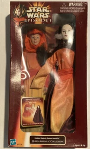 1998 Hidden Majesty Queen Amidala Padme muñeca Hasbro nueva en caja Star Wars episodio 1 B4 - Imagen 1 de 5