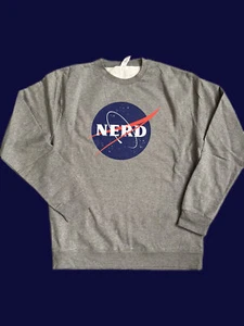 Sudadera NERD Agencia Espacial Cuello Redondo | Geek Chic Diseño Inspirado en la NASA | Brezo - Imagen 1 de 1