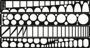 AW004 1/48 Model Tools Scribing Templates For Aircraft - Picture 1 of 1