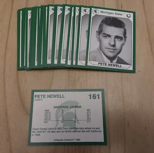 1990 Michigan State Spartans Collegiate Collection #161 PETE NEWELL Lot of (10) - Picture 1 of 1