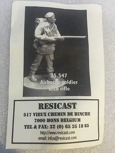 Resicast 1/35th WW2 British 1st Airborne Division Soldier Rifle Resin Figurine 2 - Picture 1 of 3