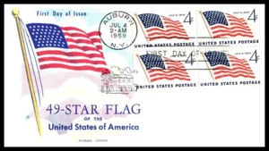 1959 U. S. Flag 4c 49 stars Sc 1132 with premium Fluegel cachet (17 - Picture 1 of 1