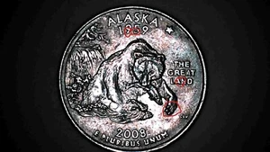 2008-P Alaska State Quarter Claw Die Chip Error MULTIPLE ERRORS BOTH SIDES - Picture 1 of 18