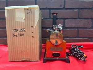 Vintage Weeden #702 Live Steam Engine w/ Power Cord In Original Box!