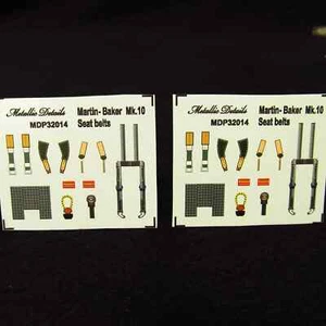 3D Decal Martin-Baker Mk.10 Seat Belts for Scale Model Aircraft Kit 1:32MDP32014 - Picture 1 of 7