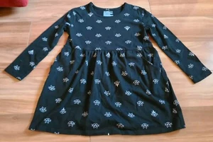 Cat & Jack little girls XS 4/5 black cat halloween spooky dress pockets - Picture 1 of 7