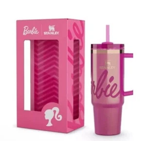 Barbie x Stanley Tumbler Icon 40 oz Quencher Brand New Unopened π₯ IN HAND - Picture 1 of 3