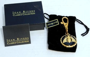Rare Joan Rivers The Buzz Around Town Bee Purse Charm Key Chain w/ Box & Bag - Picture 1 of 6