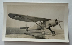 Vintage ca 1930er Jahre B&W Foto Militärflugzeug Flugzeug Flugzeug 2,75 x 4,5" - Bild 1 von 2