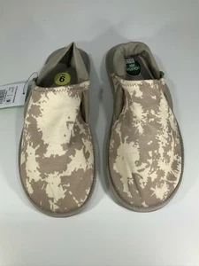 Sanuk Women's Yoga Sling Cruz Print Sandals Size 9, Natural Tie-Dye 1100769 NLTD - Picture 1 of 3