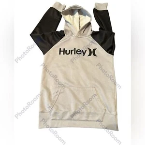Hurley H2O- DRI Gray Hooded Sweatshirt Size 10/12 - Picture 1 of 5