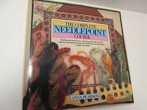 The Complete Needlepoint Course Full Color Hardback Book, Anna Pearson, 1991 ed. - Picture 1 of 4