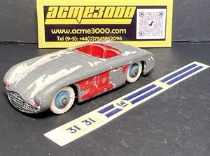 1955-60 Dinky Toys - 133 CUNNINGHAM C-5R Racing Car - White/Red - Inc NEW DECALS - Picture 1 of 10