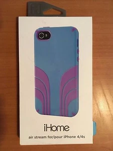 iHOME AIR STREAM CASE for iPHONE 4 & 4S (Blue & Purple) - Foto 1 di 2