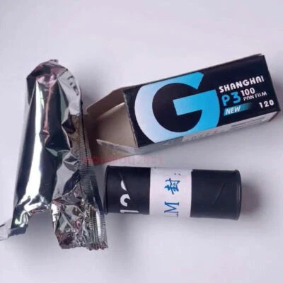 Película en rollo Shanghai GP3 120 blanco y negro ISO 100 B/W negativo 09-2025 más fresca Foto 1 de 4