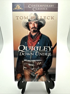 Quigley Down Under VHS Movie Tom Selleck New Sealed With Rare MGM Watermarks - Image 1 of 3