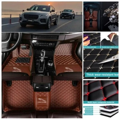 For Jaguar E-Pace F-Pace I-Pace 2017-2025 Car Floor Mats Liner Carpets Custom - Image 1 of 4