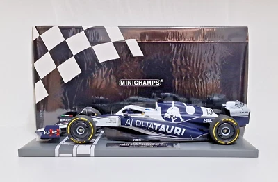 MODELLINO AUTO 1:18 MINICHAMPS F1 ALPHATAURI HONDA GASLY BAHRAIN GP 2022 DIECAST - Immagine 1 di 4