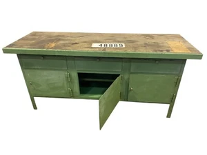 Werkbank Werktisch Arbeitstisch Packtisch Retro Vintage Loft Industrie 48889 - Bild 1 von 10