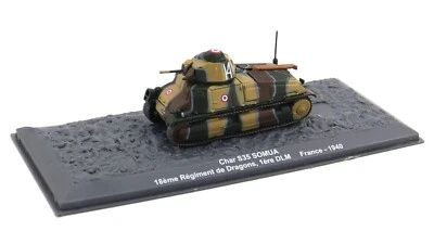 Altaya Char S35 Somua 18ème Règiment de Dragons, ère DLM, France 1940 1:72 - Bild 1 von 3