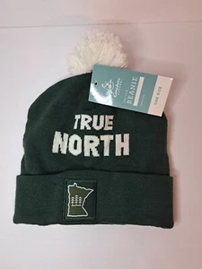 Minnesota True North Caribou Kaffee Grün Unisex Beanie Strumpf Mütze Neu mit Etikett - Bild 1 von 6