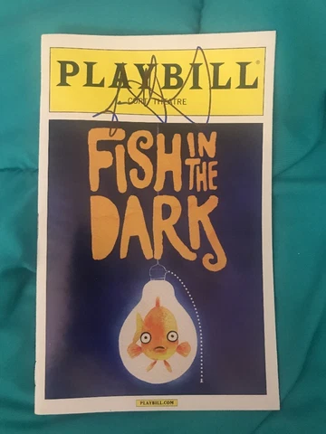 JASON ALEXANDER SIGNED "FISH IN THE DARK" BROADWAY PLAYBILL WCOA+PROOF RARE WOW Cover