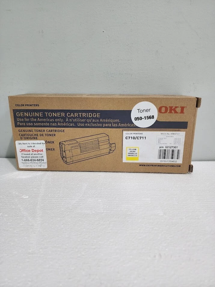 OKI 52127301 C710 / C711 TONER CARTRIDGE YELLOW - Image 1 of 1
