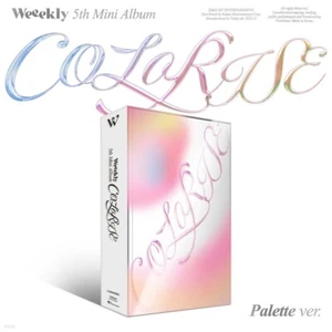 Weeekly 5th Mini Album [ColoRise] PALETTE Ver. CD+Book+P.Card+Photo+F.Poster(On) - Picture 1 of 15