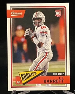 2018 Panini Classics Rookie Card #285 J.T. Barrett Ohio State Buckeyes - Picture 1 of 2