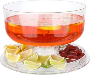 Acrylic Cake Stand with Lid, (6-in-1) Multi-Purpose Serving Tray with Domed Top - Picture 1 of 8